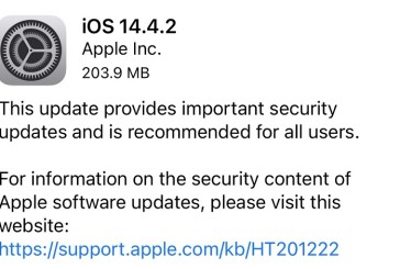 موبایل و تبلت انتشار آپدیت iOS 14.4.2 و watchOS 733 با هدف رفع باگ امنیتی