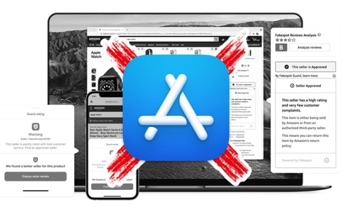 اپلیکیشن تشخیص نظرات جعلی در آمازون از اپ استور اپل حذف شد