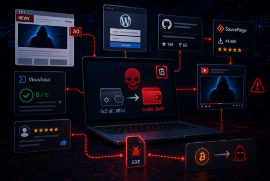بدافزار رمزارزی با جعل اعتبار در GitHub و VirusTotal منتشر می‌شود
