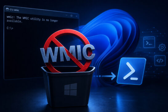مایکروسافت ابزار قدیمی WMIC را از ویندوز ۱۱ حذف کرد