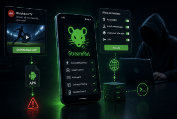 تروجان بانکی StreamRat کنترل گسترده دستگاه‌های اندرویدی را فراهم می‌کند